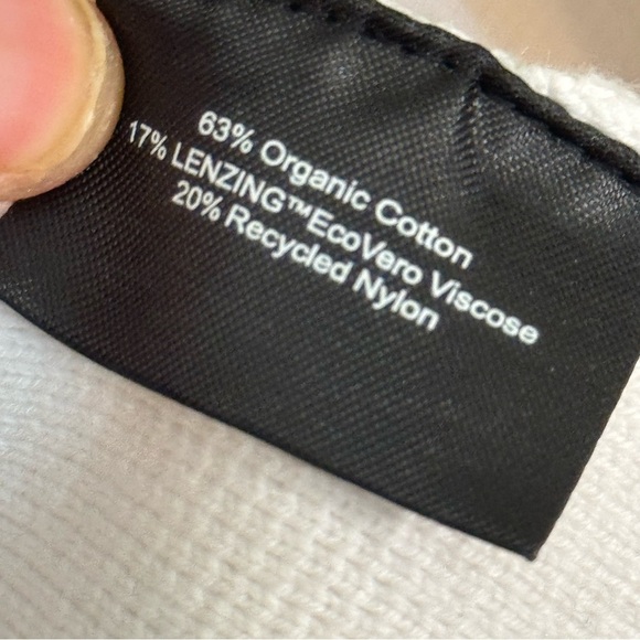 SUMMERSALT The Ribbed Sweater Blazer in White Sand | Size Small - Picture 16 of 16